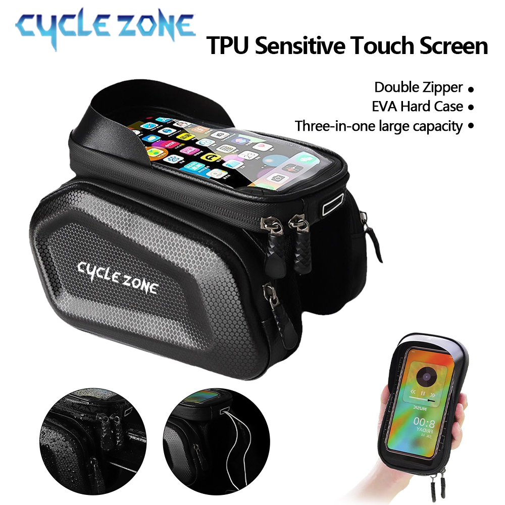 Mountain Biking Bag - Bicycle Phone Bag Bike Top Front