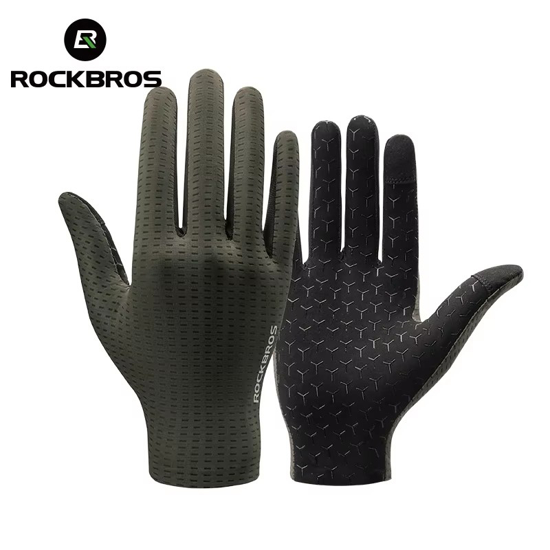 Mountain Biking Gloves Mens - ROCKBROS Cycling Gloves Men Women Spring