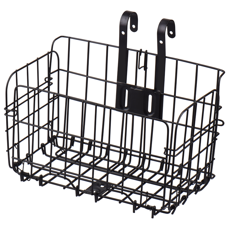 Mountain Biking Bag - Bicycle Folding Metal Wire Basket Front
