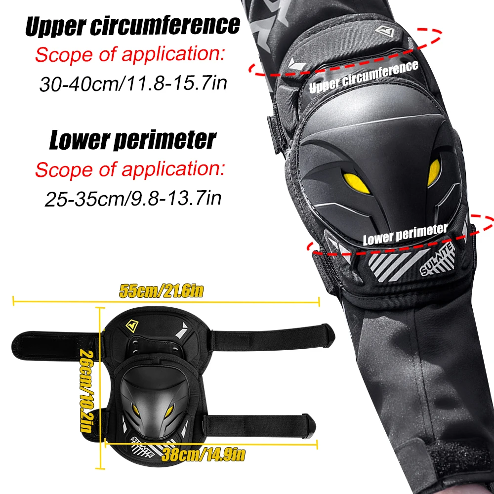 GOMOREON 1Pair Motorcycle Elec - Mountain Biking Knee Pads review and price