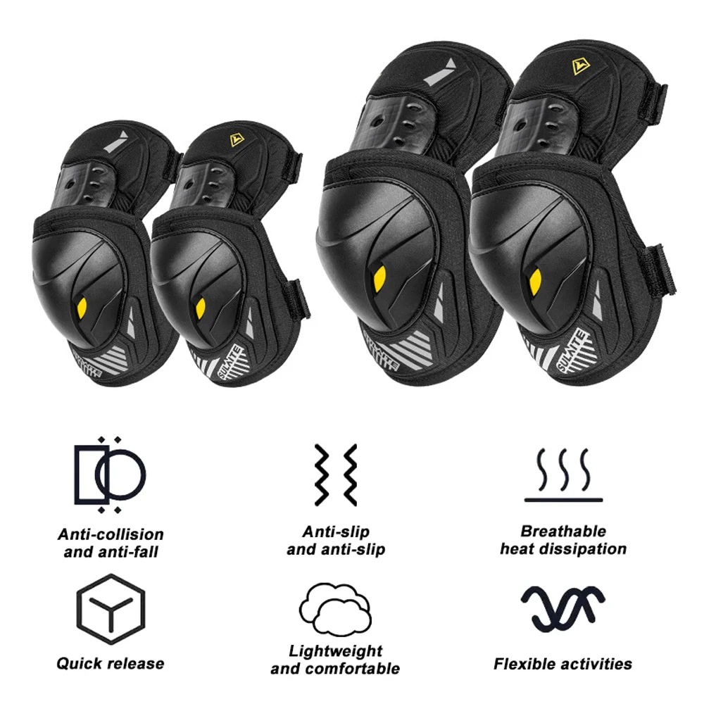 GOMOREON 1Pair Motorcycle Elec - Mountain Biking Knee Pads review and price