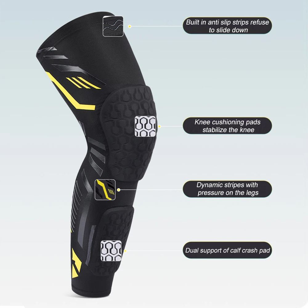 1Piece Padded Knee Compression - Mountain Biking Knee Pads review and price