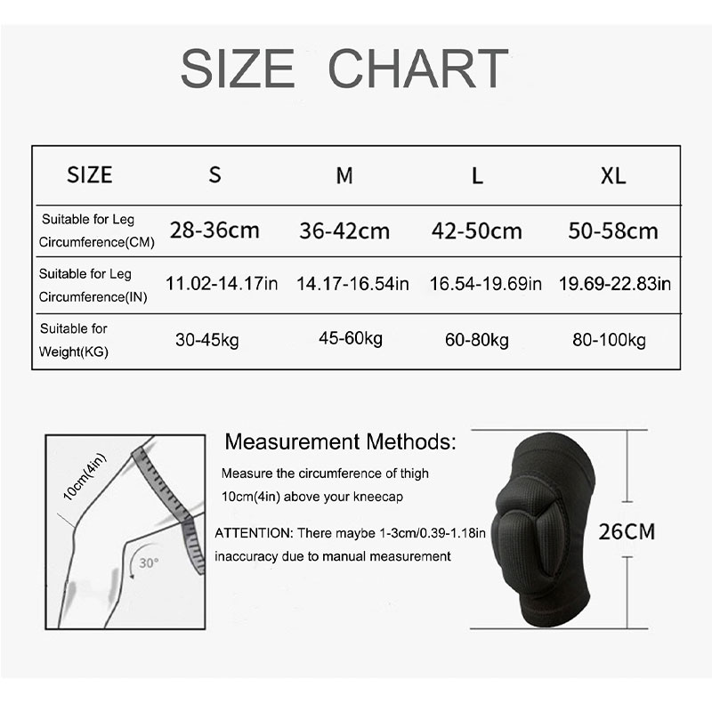 1 Pair/2Pcs Thickening Knee Pa - Mountain Biking Knee Pads review and price