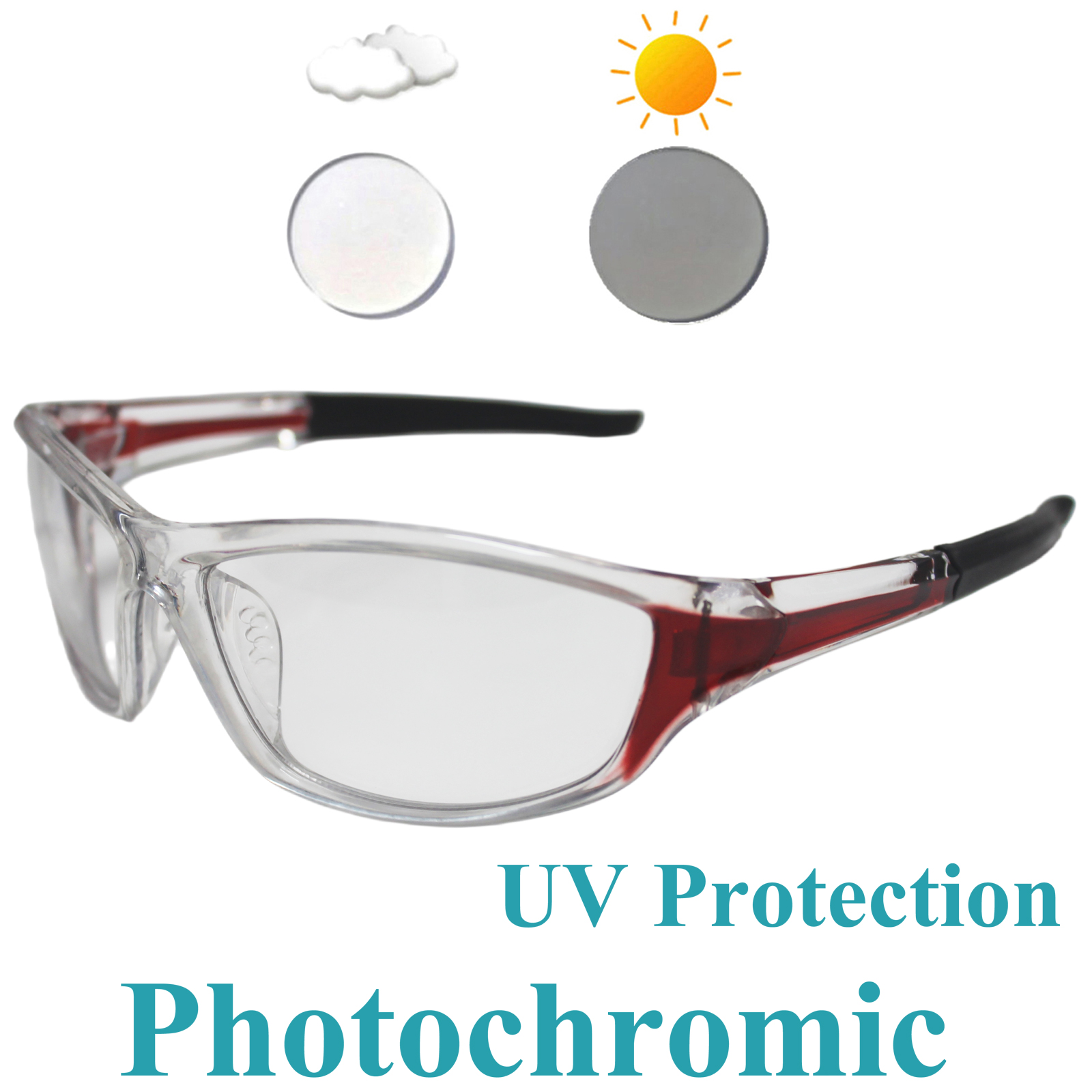 Photochromic Cycling Glasses B - Mountain Biking Sunglasses review and price