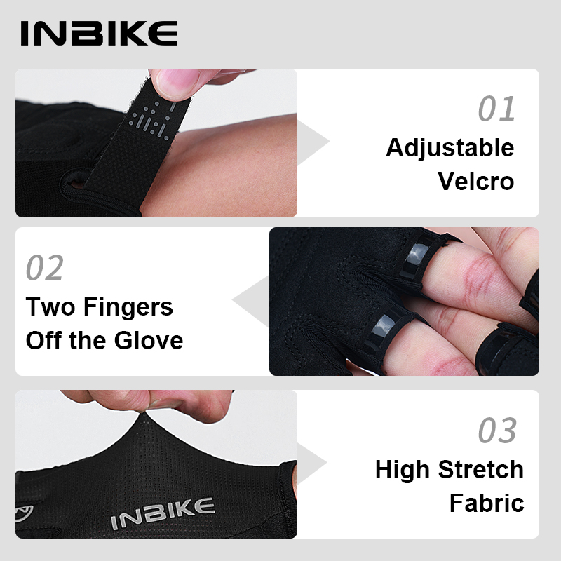 INBIKE Bike Half Finger Cyclin - Mountain Biking Gloves Mens review and price
