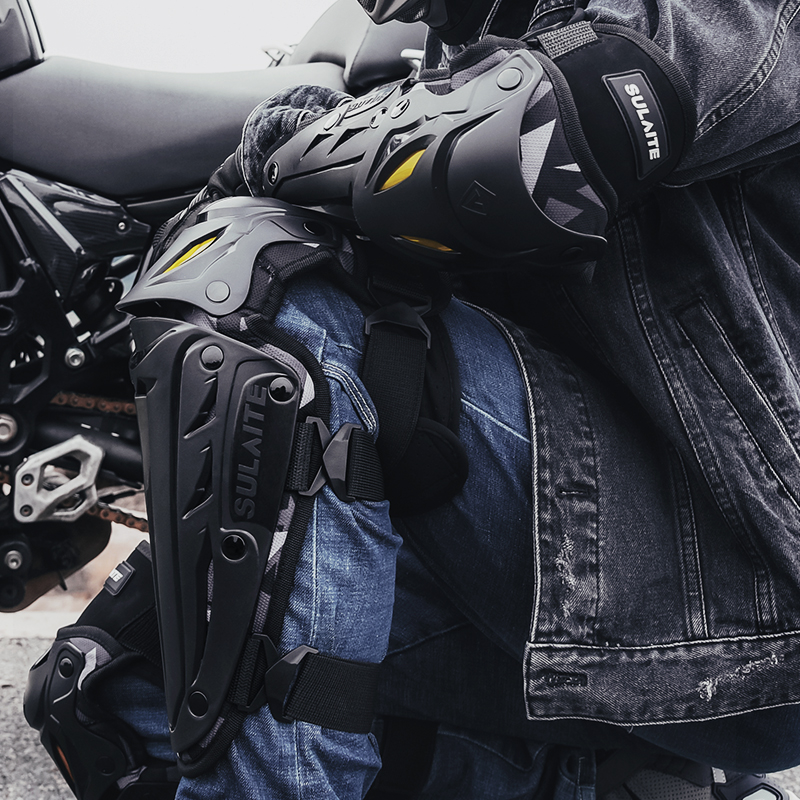 Motocross Knee Pads Moto Prote - Mountain Biking Knee And Elbow Pads review and price
