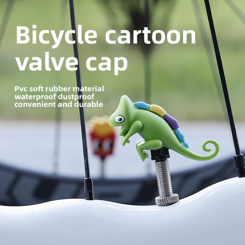 Creative Cartoon Silicone Bicy - Mountain Biking Cartoon review and price