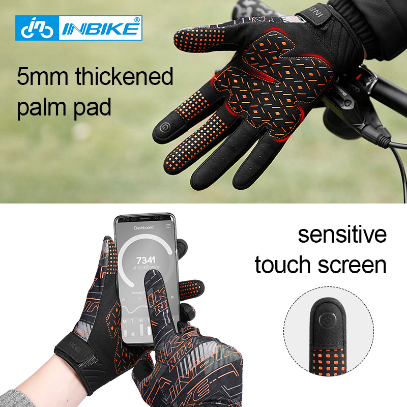 INBIKE Cycling Gloves For Men  - Mountain Biking Gloves Mens review and price