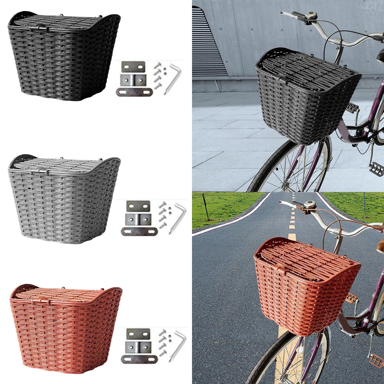 Bike Basket with Lid Sturdy Cy - Mountain Biking Books review and price