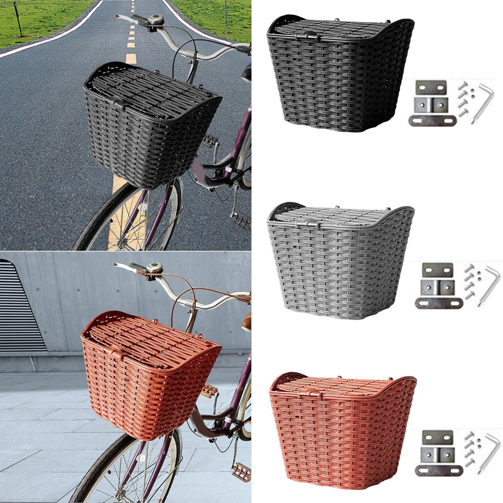 Bike Basket with Lid Sturdy Cy - Mountain Biking Books review and price