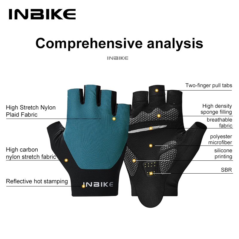 INBIKE Cycling Gloves Summer M - Mountain Biking Gloves Mens review and price
