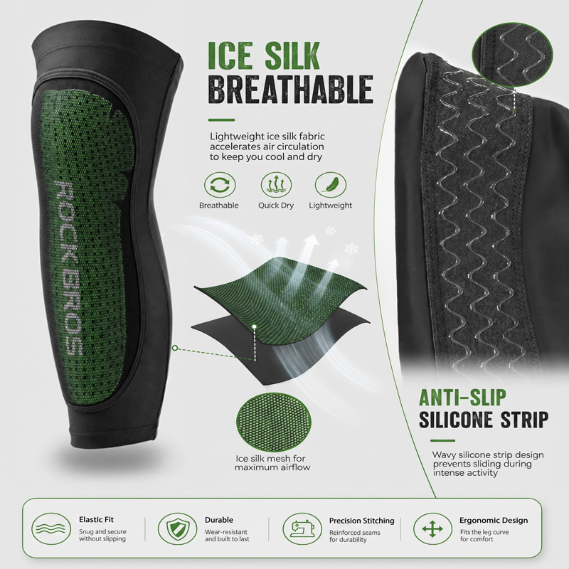 ROCKBROS Cool Sport Legs MTB C - Mountain Biking Knee And Elbow Pads review and price