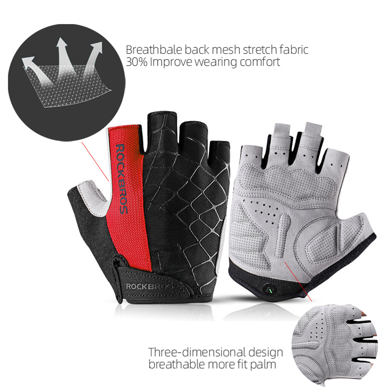 ROCKBROS Cycling Bike Gloves H - Mountain Biking Gloves Mens review and price