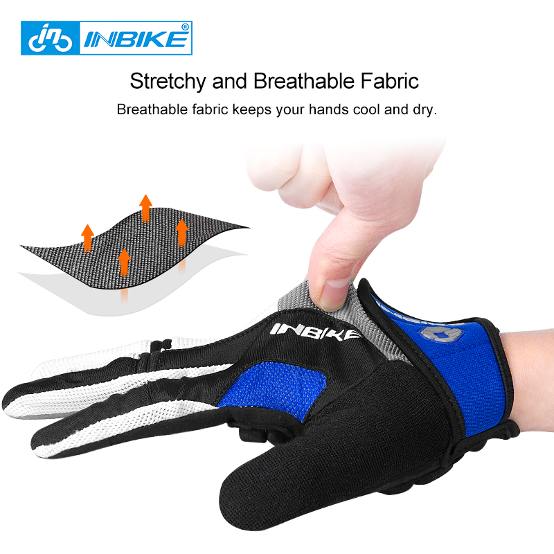INBIKE Bicycle Gloves Gel Full - Mountain Biking Gloves Mens review and price