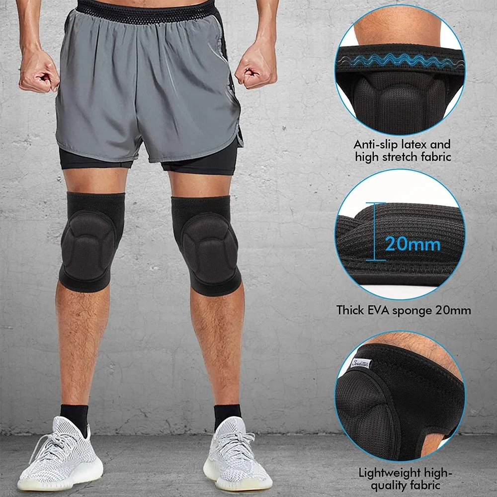 1Pair Adjustable Knee Pads for - Mountain Biking Knee Pads review and price