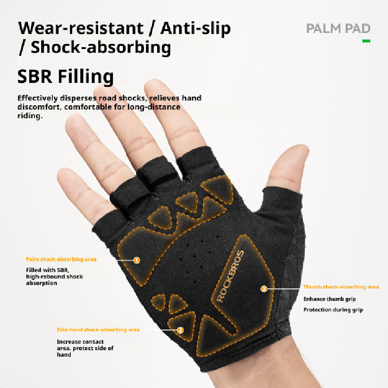 Rockbros X Gearhub Bicycle Pad - Mountain Biking Gloves Mens review and price