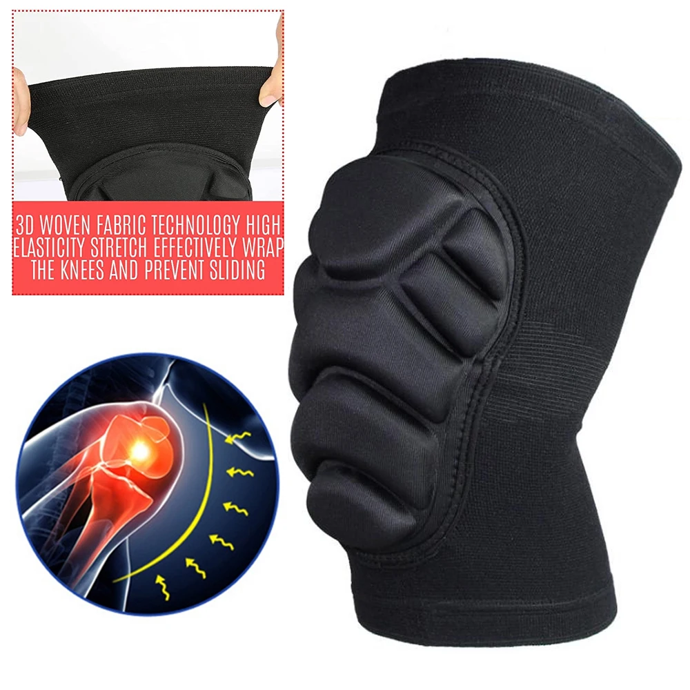 1Pair Thick Sponge Knee Pads E - Mountain Biking Knee Pads review and price