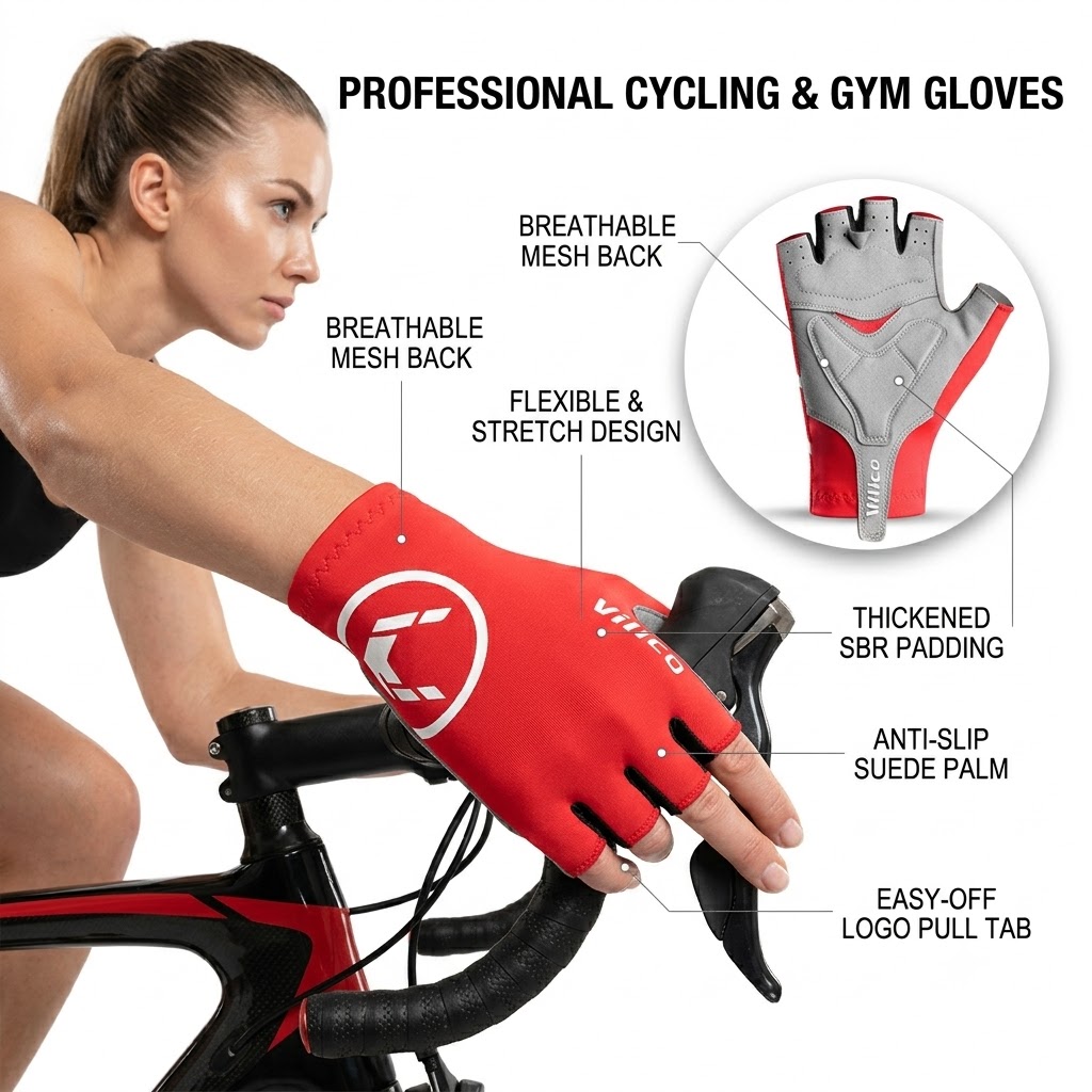Cycling Gloves Men Women Half  - Mountain Biking Gloves Mens review and price