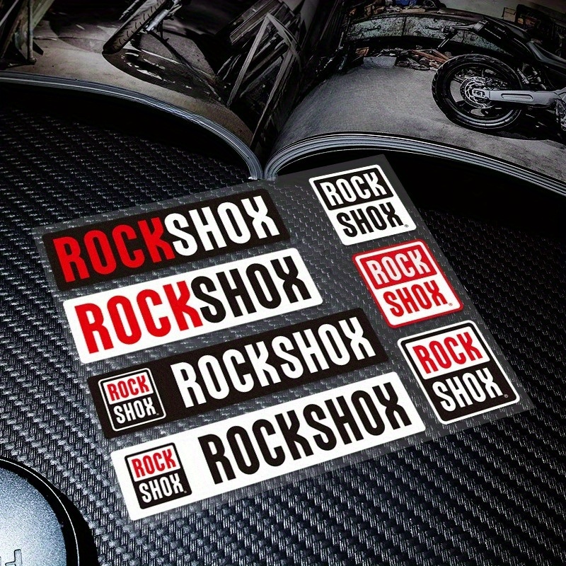 2PCS/SET Rockshox Bike Sticker - Mountain Biking Body Armour review and price