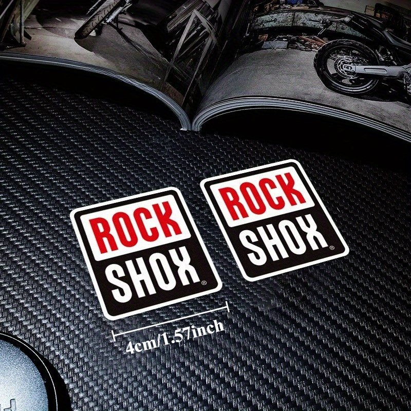 2PCS/SET Rockshox Bike Sticker - Mountain Biking Body Armour review and price