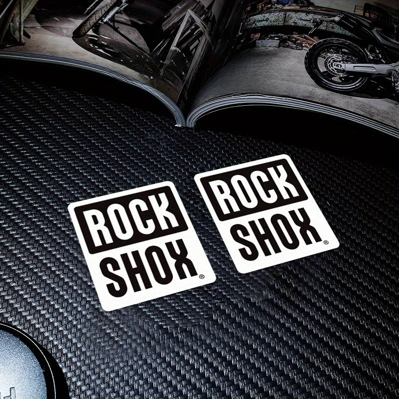 2PCS/SET Rockshox Bike Sticker - Mountain Biking Body Armour review and price